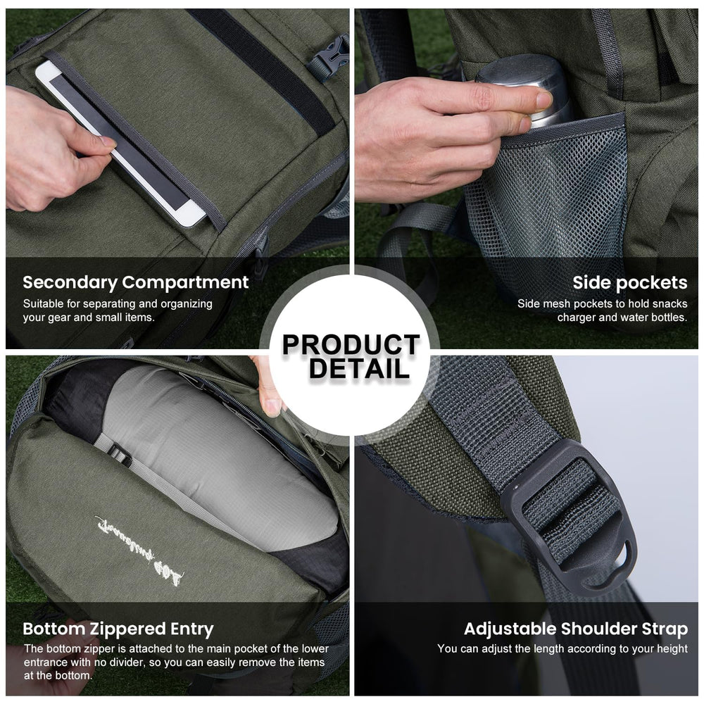 MOUNTAINTOP 40L backpack color variants for outdoor style.