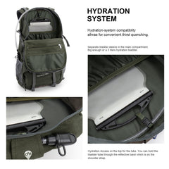 MOUNTAINTOP 40L backpack hip pockets keep essentials accessible.