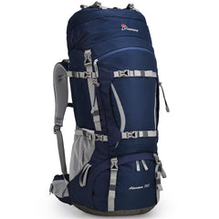 MOUNTAINTOP 70L backpack front view showing generous capacity for multi-day trips