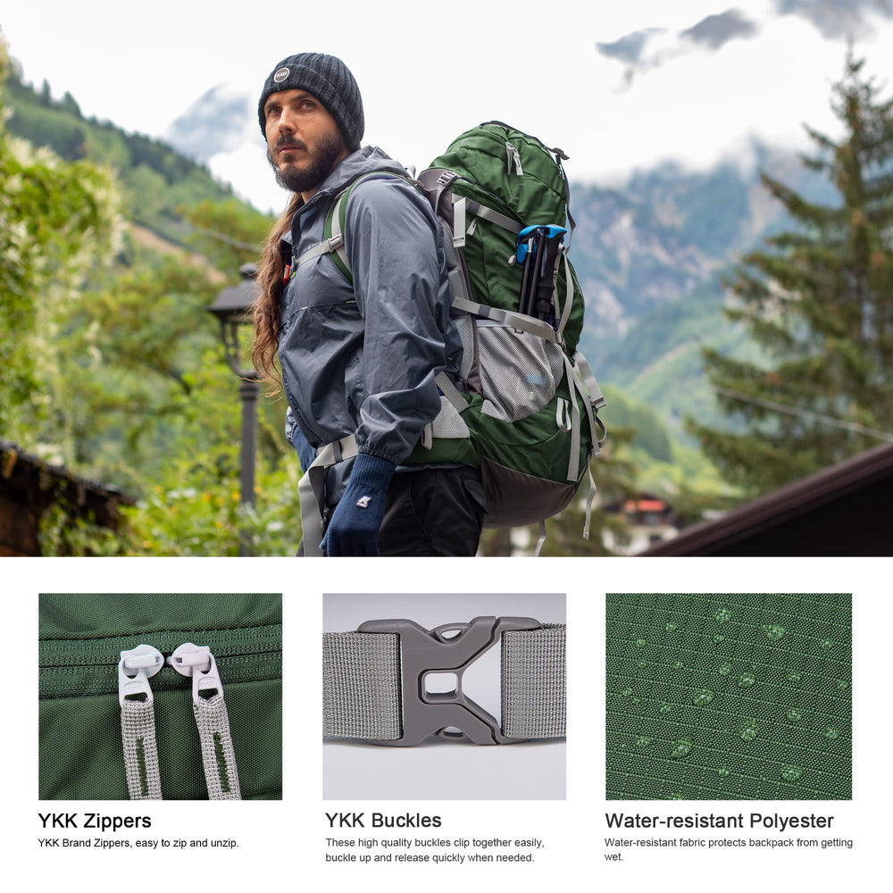MOUNTAINTOP 70L backpack water-bladder pocket supports on-the-move hydration