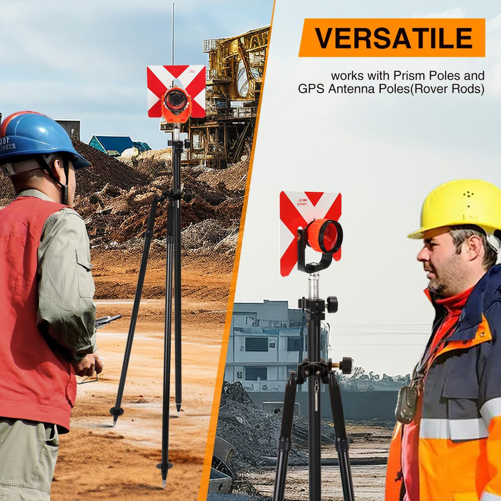 Mountlaser bipod supports 1-1.25 inch and 1.5 inch poles for flexible use.