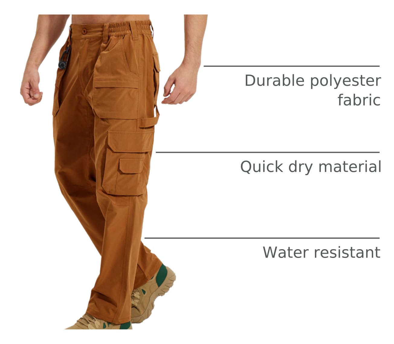 MOURCE Carpenter pants stretch D-ring area with belt loops for gear attachment