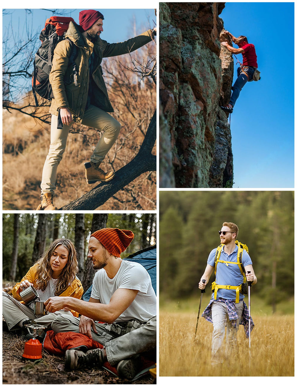 MOURCE hiking pants machine washable and stain resistant for easy care.