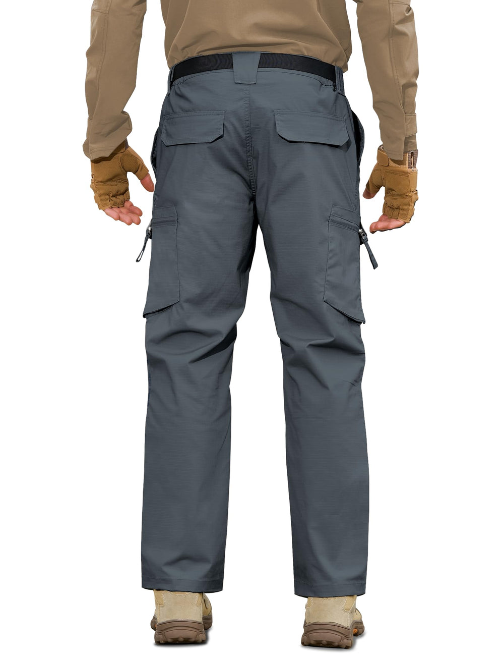 MOURCE hiking pants reinforced knees close-up for mobility