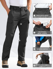 MOURCE magic-tape and YKK zipper fly pants for quick secure adjustments