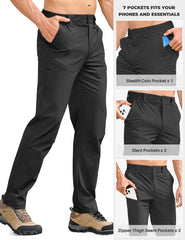 MOURCE all-seasons hiking pants demonstrate year-round versatility for various conditions.