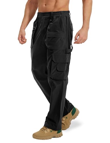 MOURCE Plus Size Cargo Pants pocket-open view for quick tool access on the job