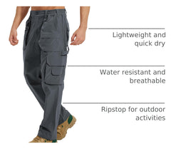 MOURCE Elastic waistband with belt loops showcases adjustable, secure fit.