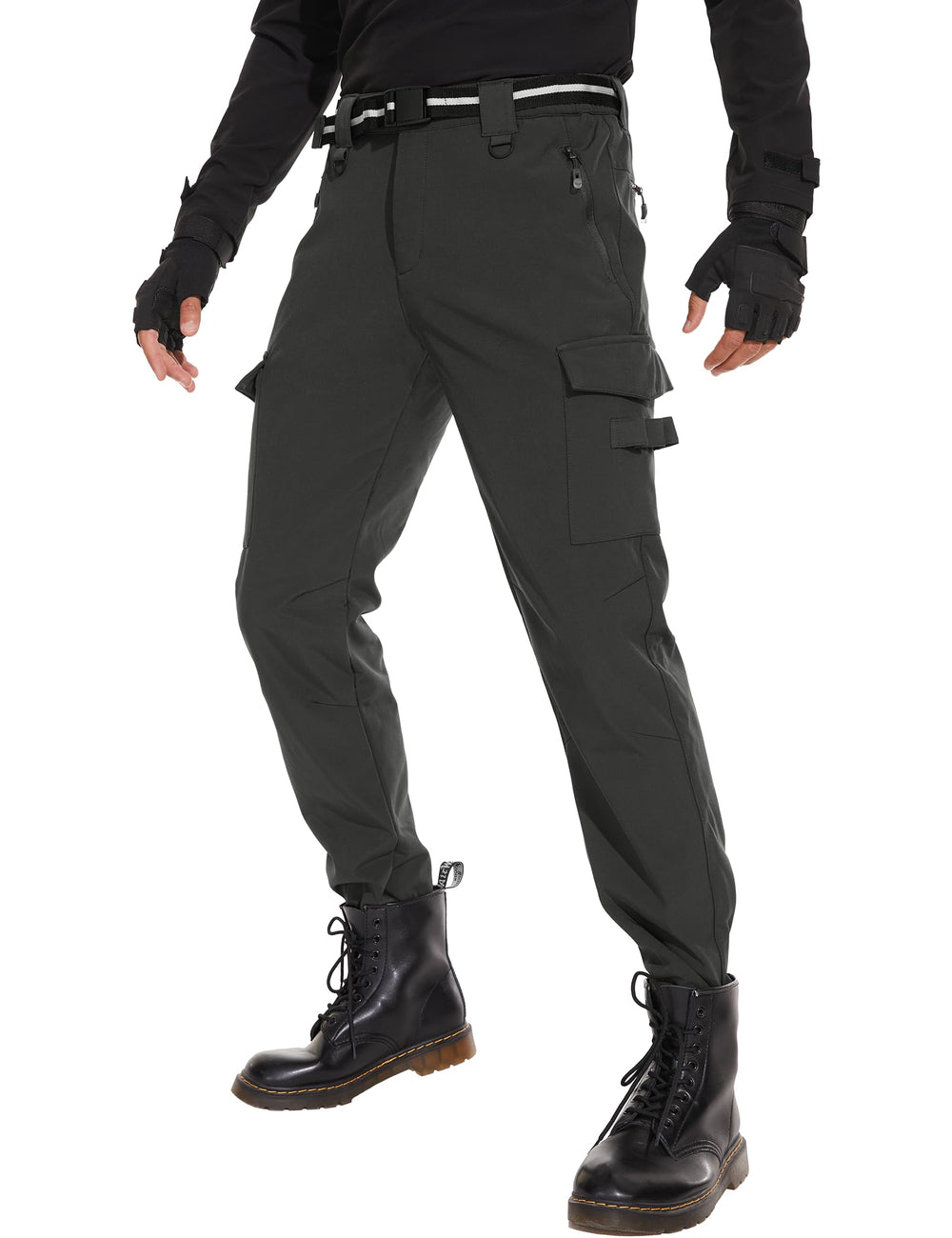 MOURCE Work Pants water-resistant windproof outer fabric for outdoor comfort.