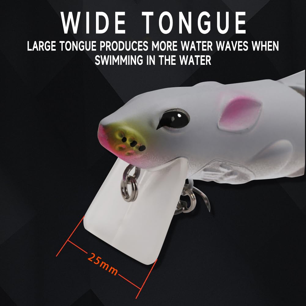 Lifelike 3D holographic eyes on lure