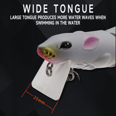 Lifelike 3D holographic eyes on lure