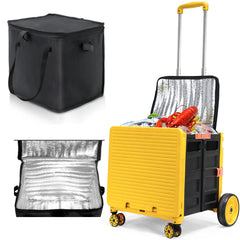 MOV COMPRA cooler bag wheeled large capacity inside keeps essentials organized on picnics