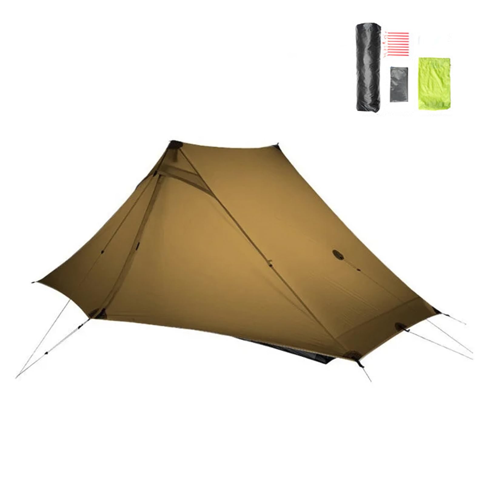 MOXIHIKE Lanshan 2 Pro exterior tent for ultralight backpacking.