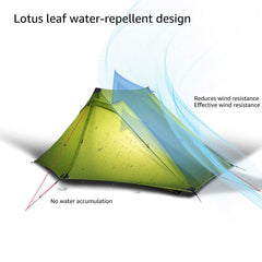 MOXIHIKE Lanshan 2 Pro waterproof seams highlight dual-layer protection for rain