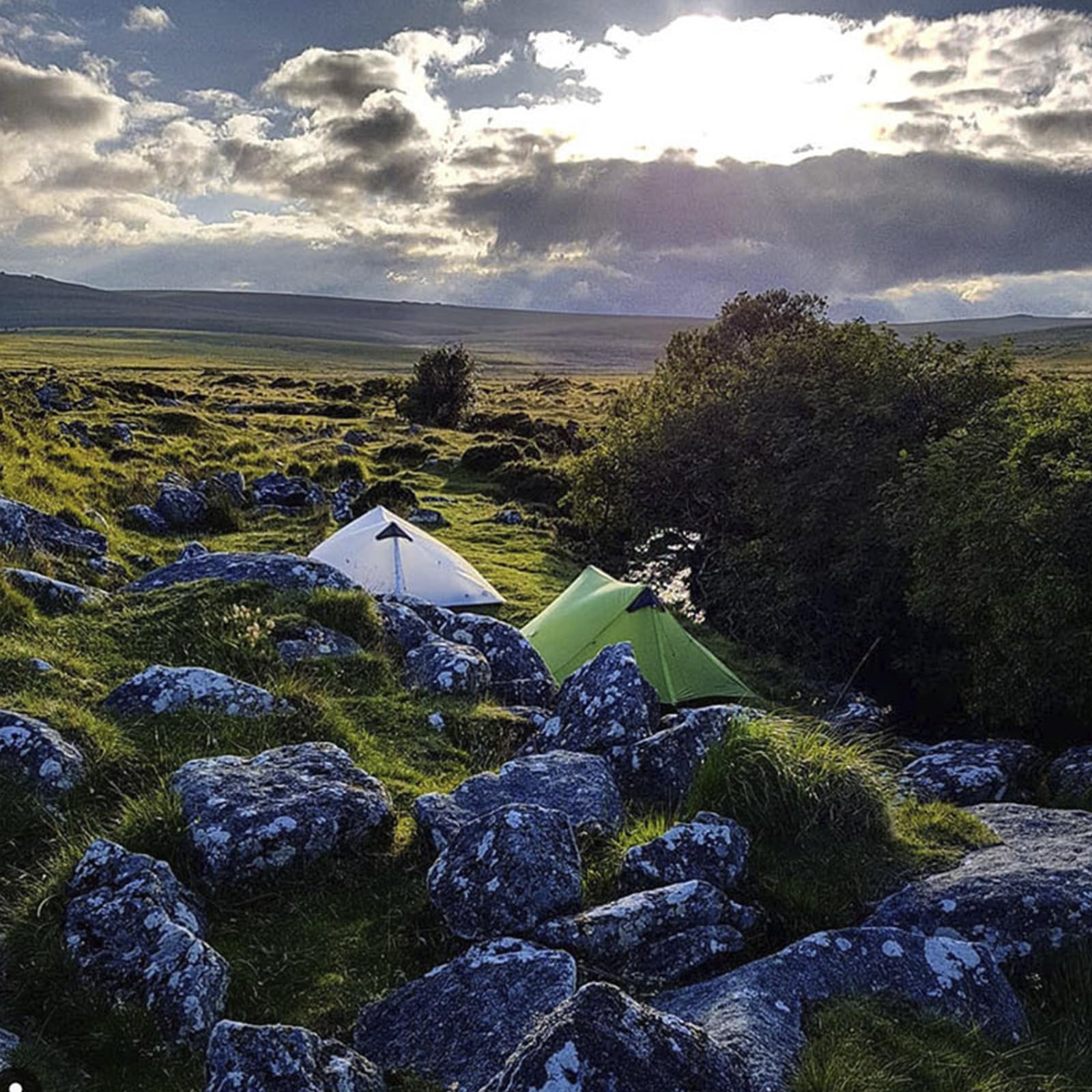 MoxiHike Lanshan 2 Pro tent compact footprint for easy carry.
