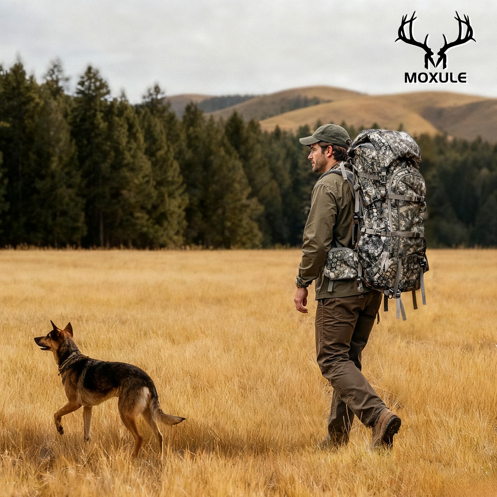 MOXULE Pro 2400 camo meat shelf extended demonstrates expandable storage for game