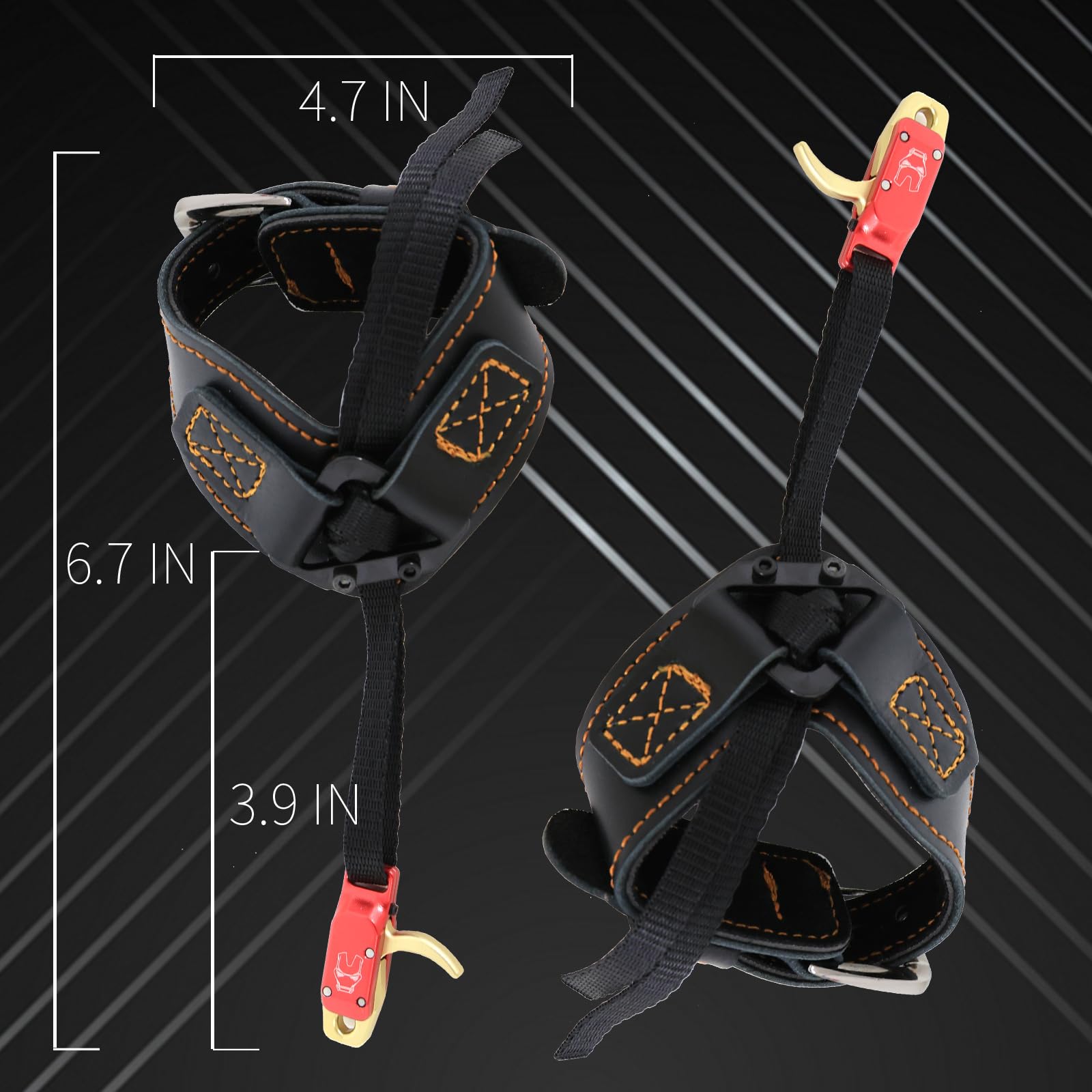 Moyujian Archery Release adjustable strap fits various wrists for all ages.