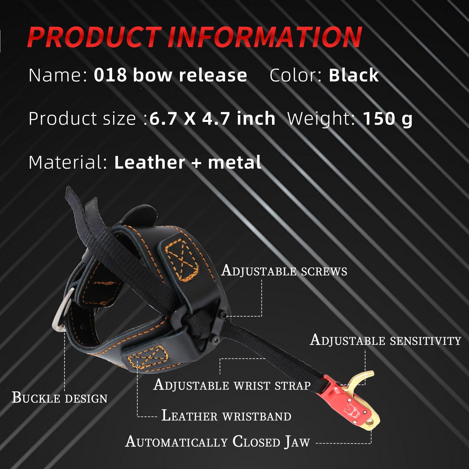 Moyujian Archery Release durable composite build withstands daily training.