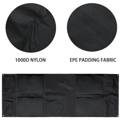 MOZETO shooting mat folded compact demonstrates easy carry and fast packing.