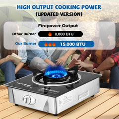 Mozodawn tempered-glass surface stove provides durable, easy-clean cooking