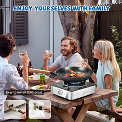 Mozodawn thickened-steel body offers sturdy, high-temp resistant design