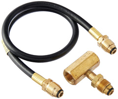 Mr. Heater F273737 tee hose assembly enables stable two-tank hookups for reliable portable warmth