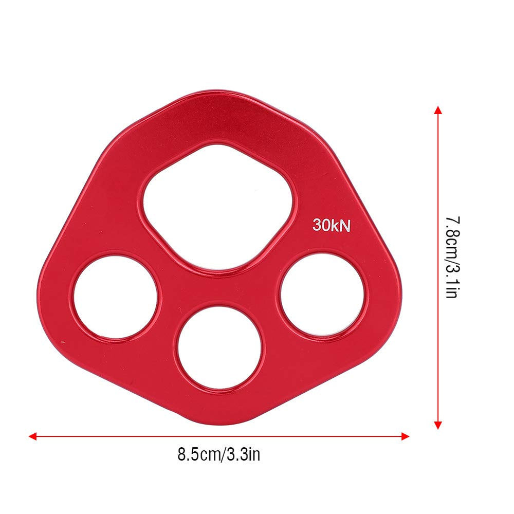 Mrisata Climbg bear-paw plate designed for sturdy anchor points.