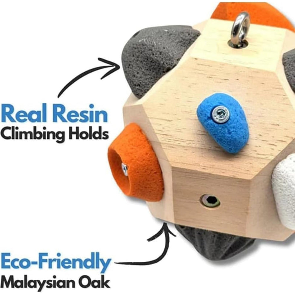 MRLSB Boulder Block features multiple grip surfaces for varied training challenges
