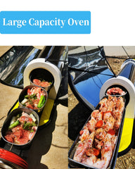 MrMapMax Solar Oven cooking-in-sunlight demonstrates efficient solar cooking for camping