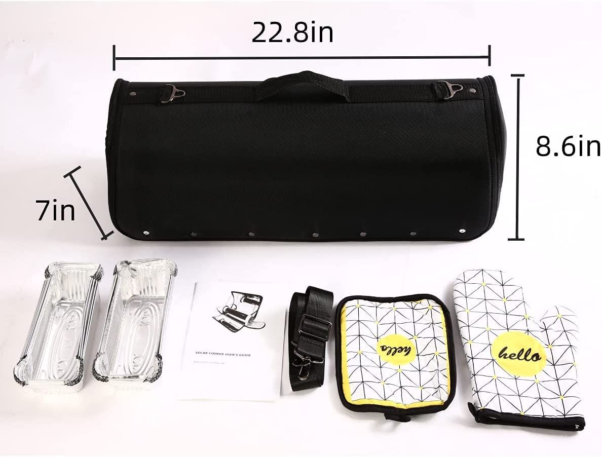 MrMapMax Solar Oven durable-insulated-chamber retains heat for tender results
