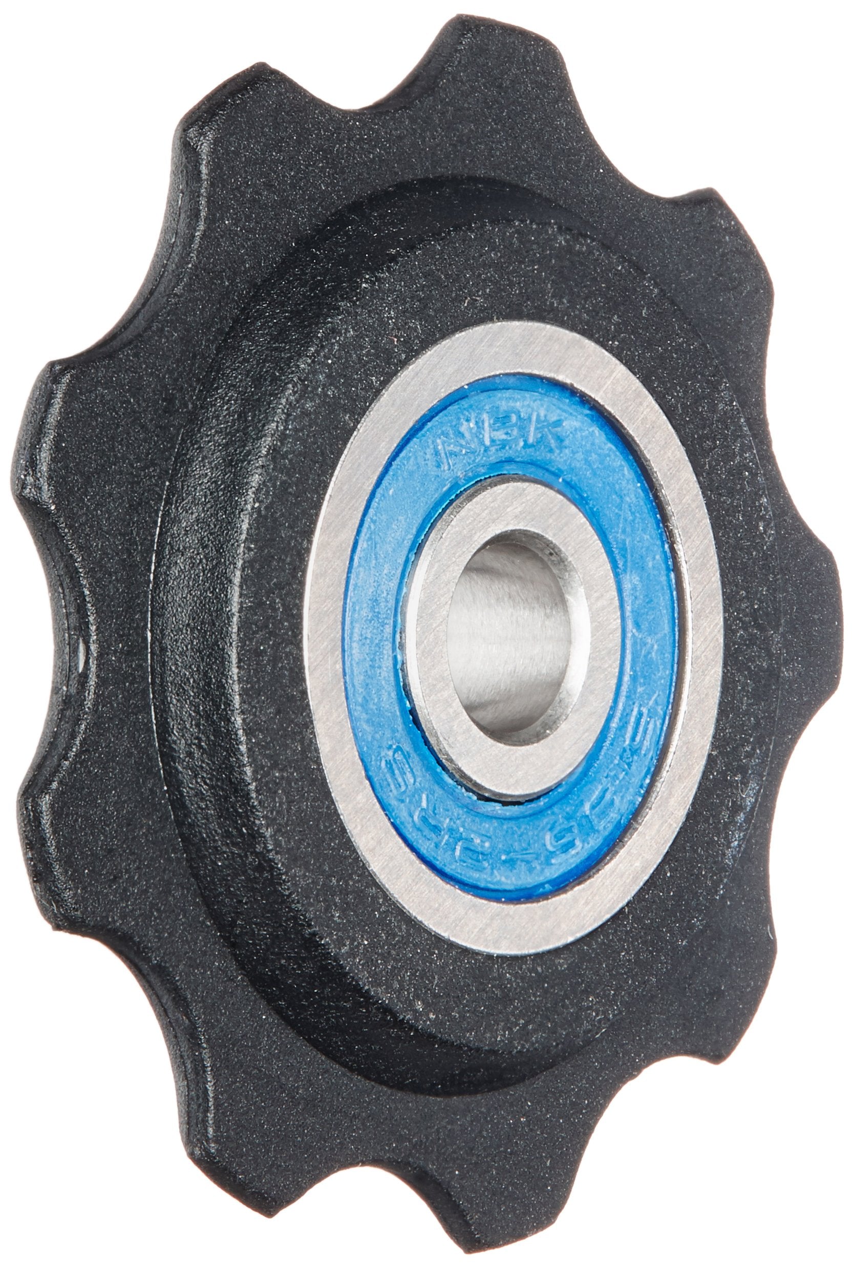 MRP G2 pulley front view, replacement part for chainguides, smooth shifting on rugged trails.