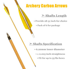 MS Jumpper 4-inch real feather fletching for enhanced spin and tracking.