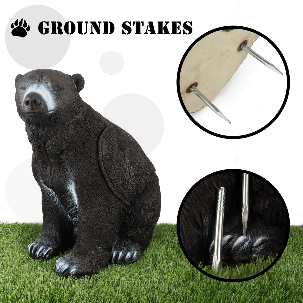 M.SJUMPER ARCHERY Black Bear practical-use ready for compound, recurve, and longbow practice