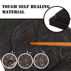 M.SJUMPPER ARCHERY Black Bear side-detail highlights durable foam and replaceable core for longer practice