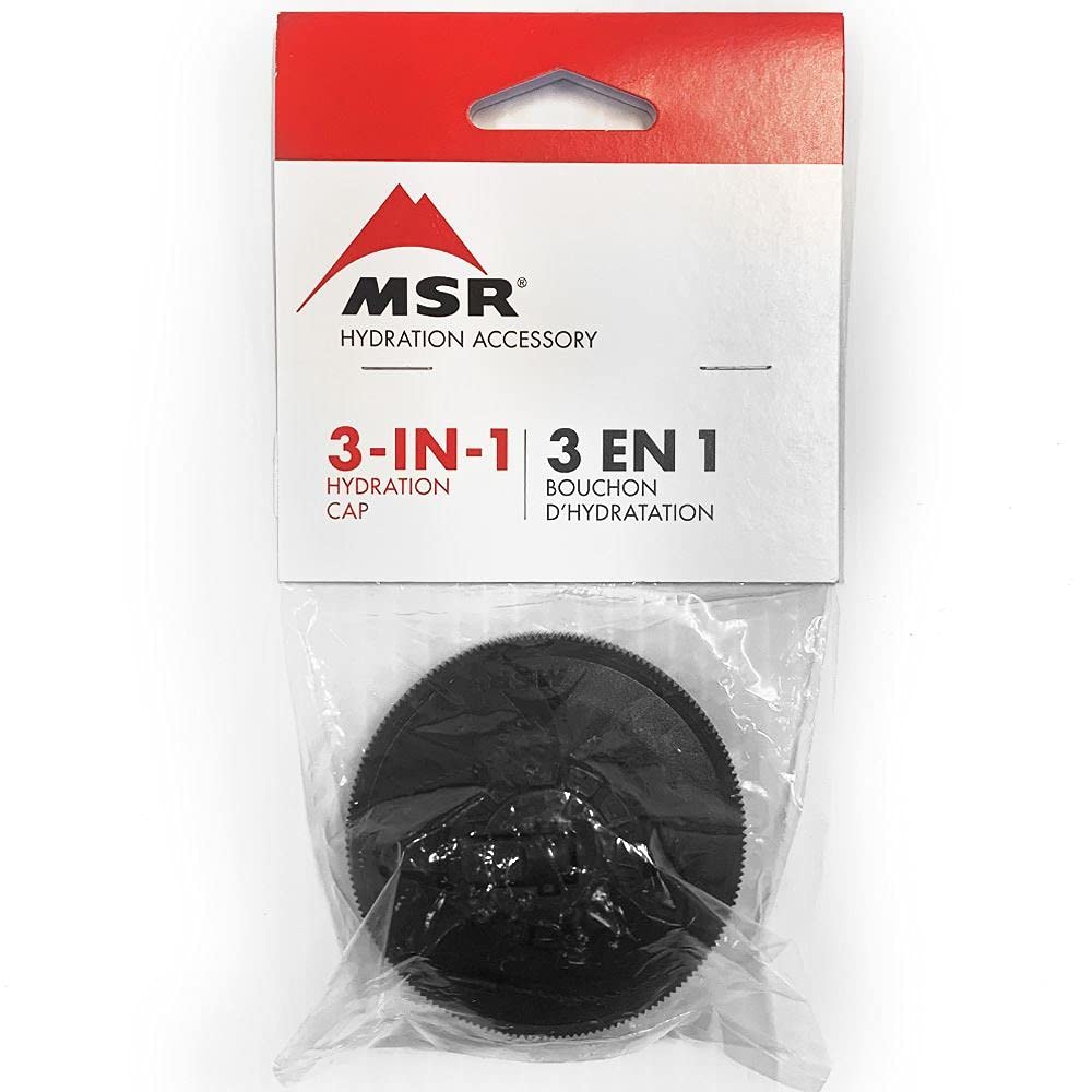 MSR 3 in 1 Cap showcases high-flow pour for efficient dispensing