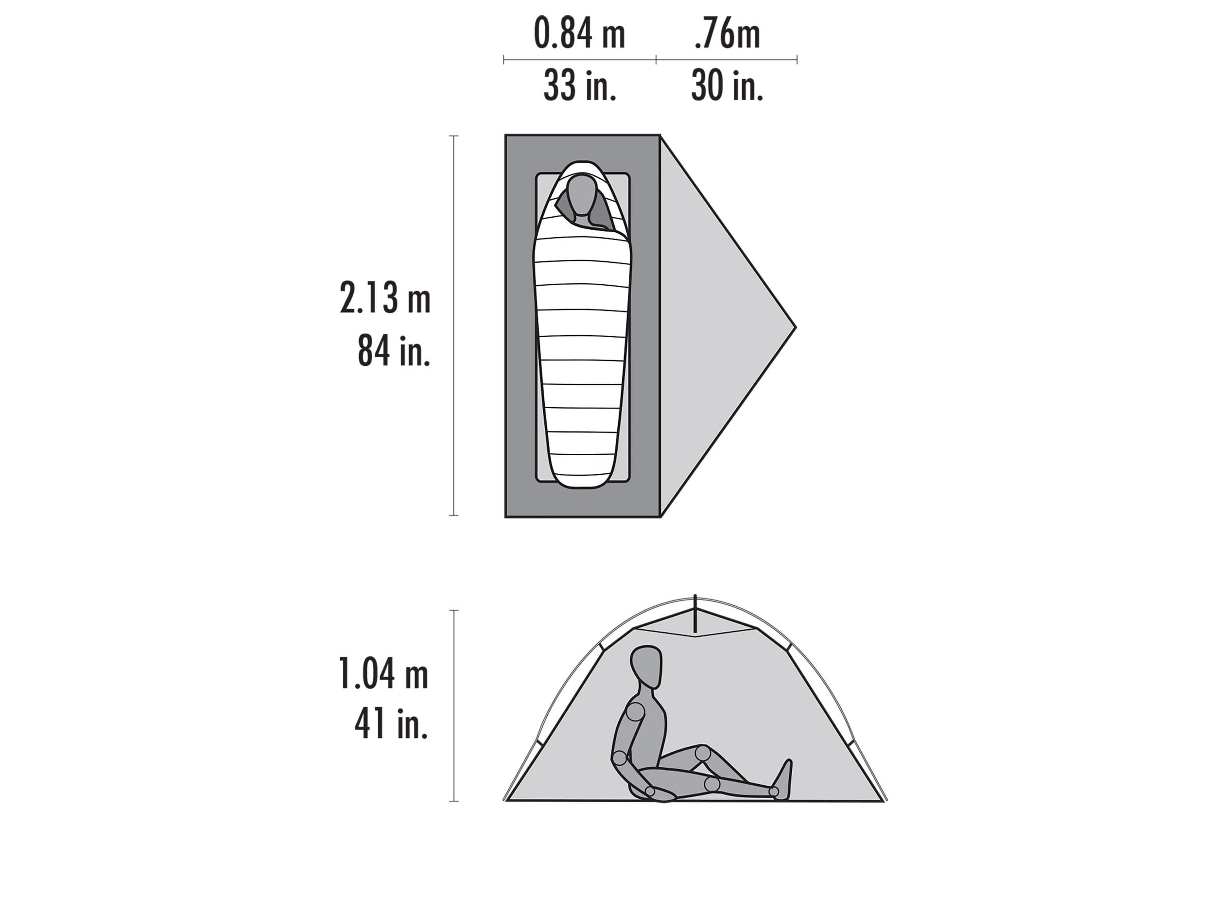 Easton Syclone poles in MSR Access provide strong, flexible support.