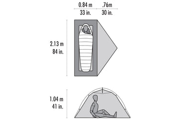 Easton Syclone poles in MSR Access provide strong, flexible support.