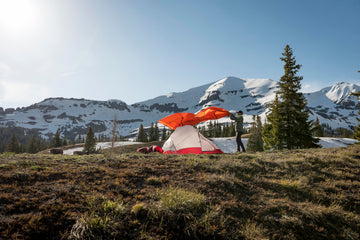 Ultralight MSR Access setup weighs 3.5 pounds and packs compactly.