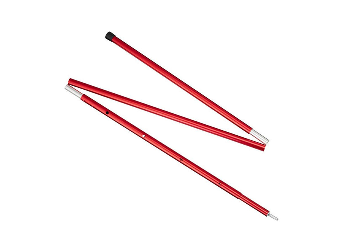 MSR adjustable pole for tarp shelter in 4-foot setup offers lightweight travel.