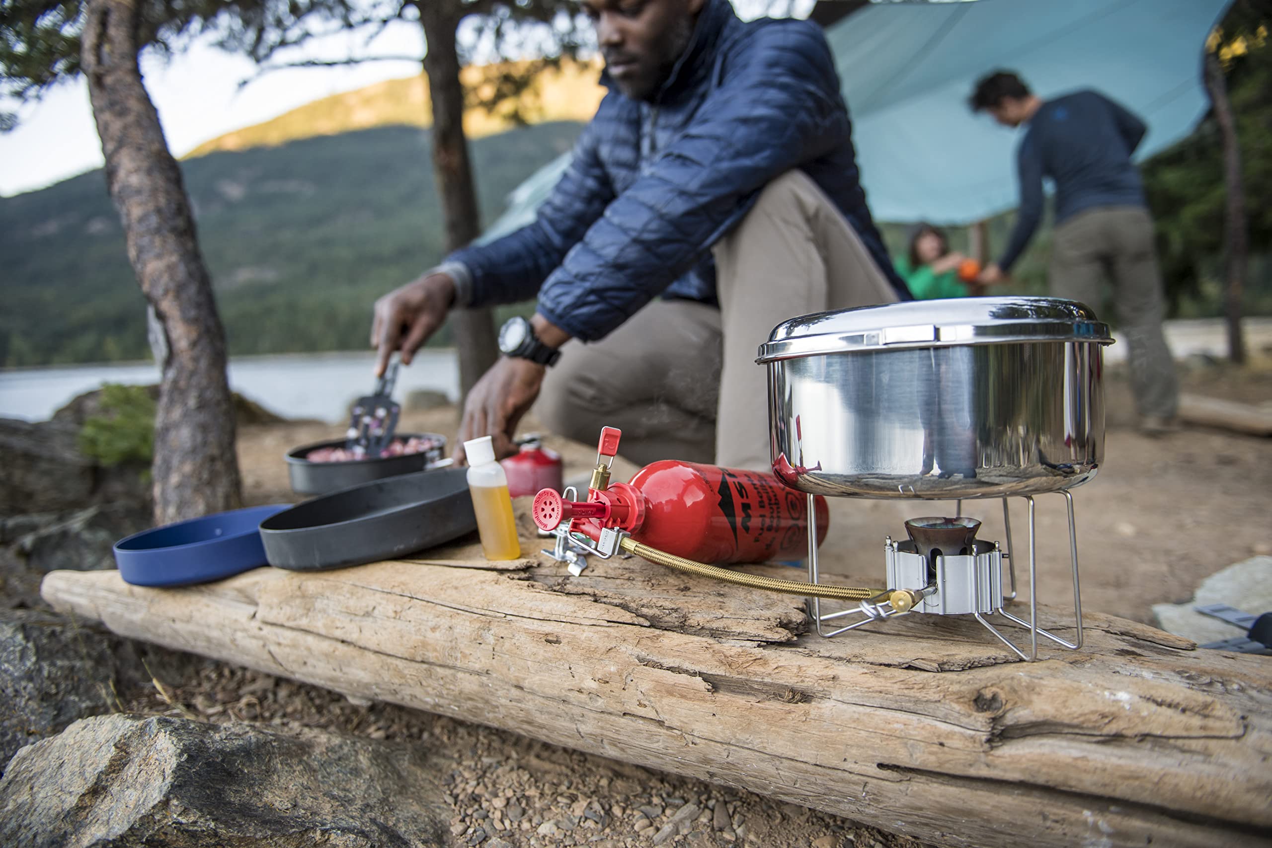 MSR Alpine 4 3L pot—ready for larger meals and shared servings.