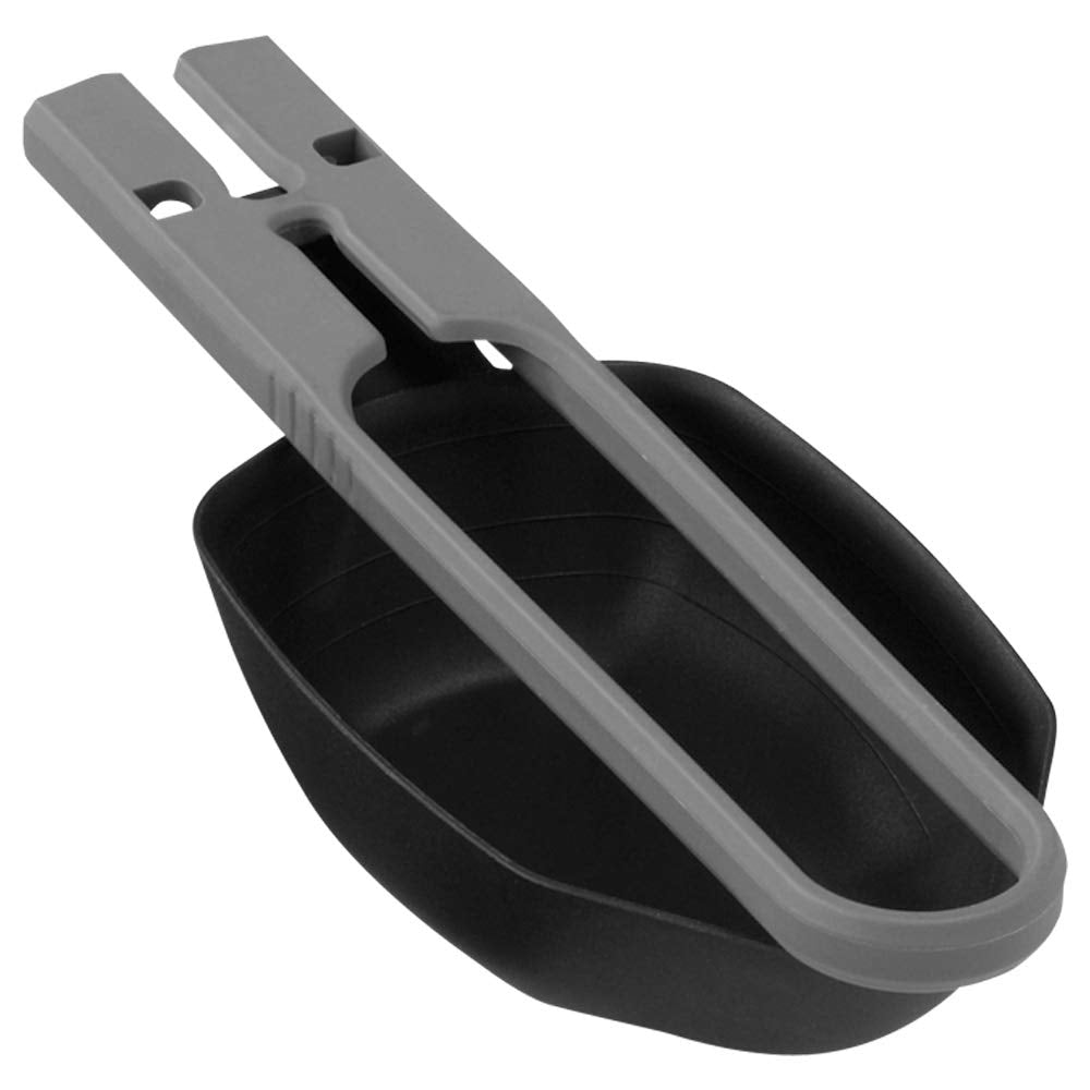 MSR Alpine camping spoon showing folding mechanism for easy packing and quick meals on trail