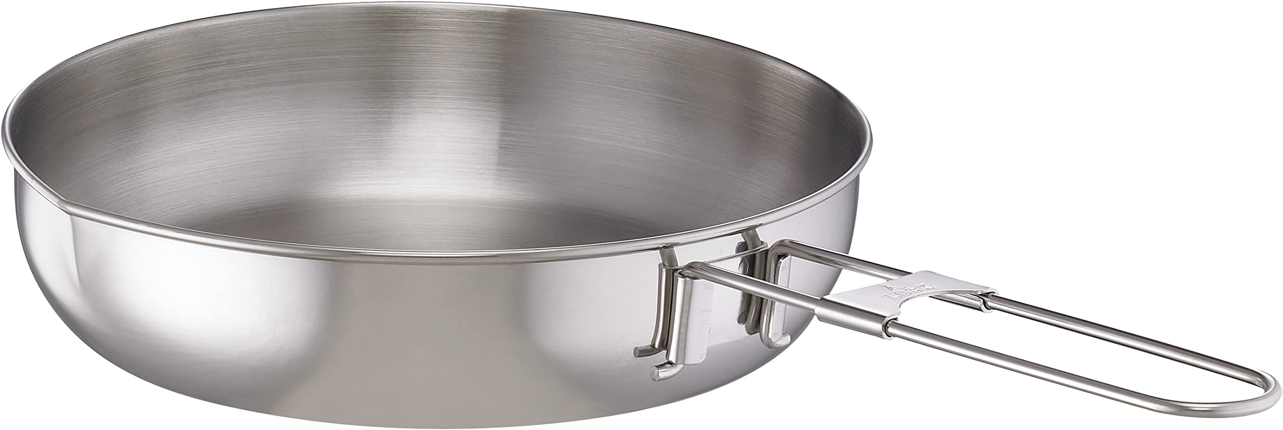 MSR Alpine fry pan top view highlighting compact nesting with the 3L pot