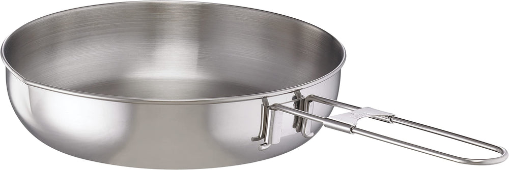 MSR Alpine fry pan top view highlighting compact nesting with the 3L pot