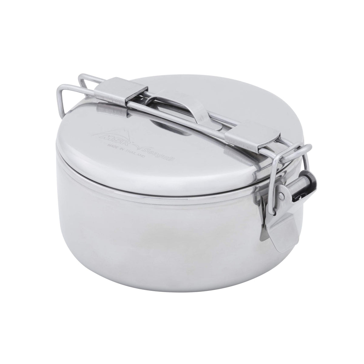 MSR Alpine Stowaway pot with 0.775 L capacity for compact backpacking meals.