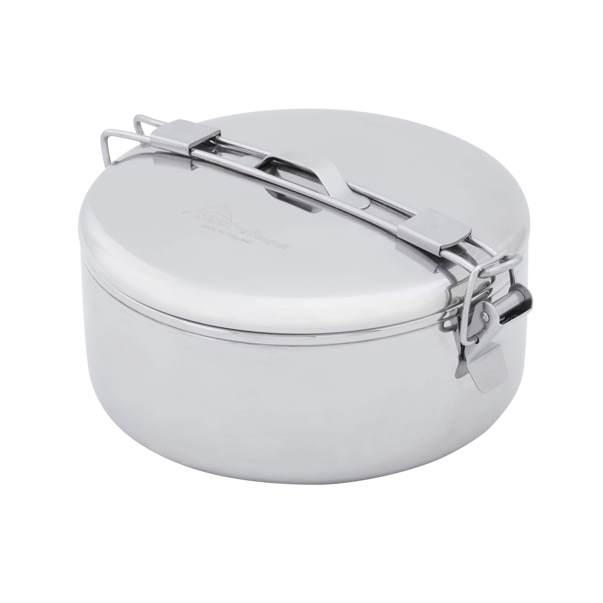 MSR Alpine Stowaway pot nested for compact backpacking storage