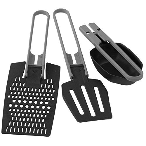 MSR Alpine utensil set supports versatile backcountry cooking tasks.