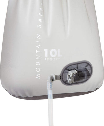 MSR AutoFlow XL 10-liter reservoir provides ample hydration capacity.