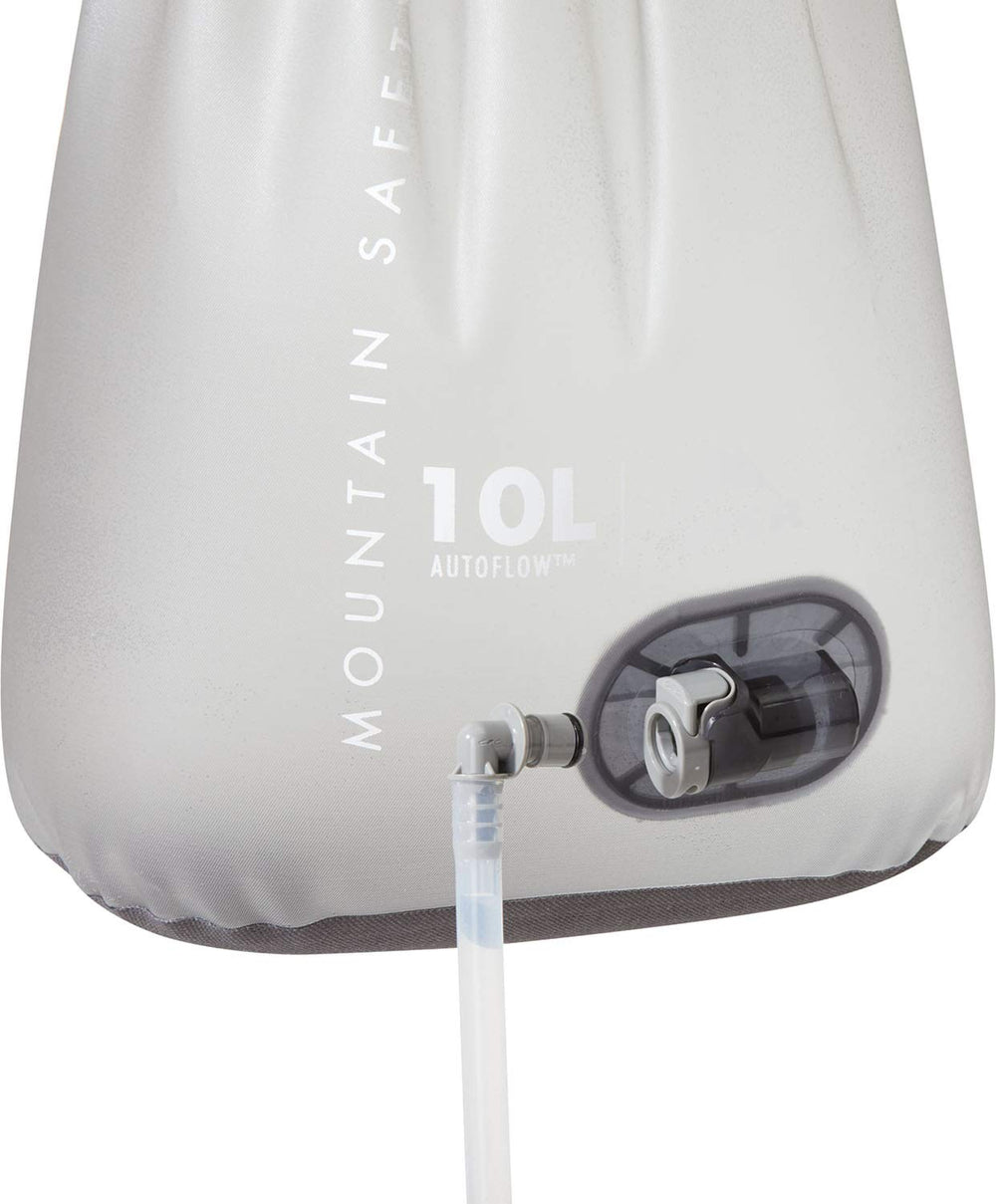 MSR AutoFlow XL 10-liter reservoir provides ample hydration capacity.