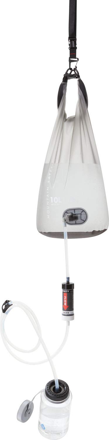 MSR AutoFlow XL demonstrates 1.75 L/min filtration in action.