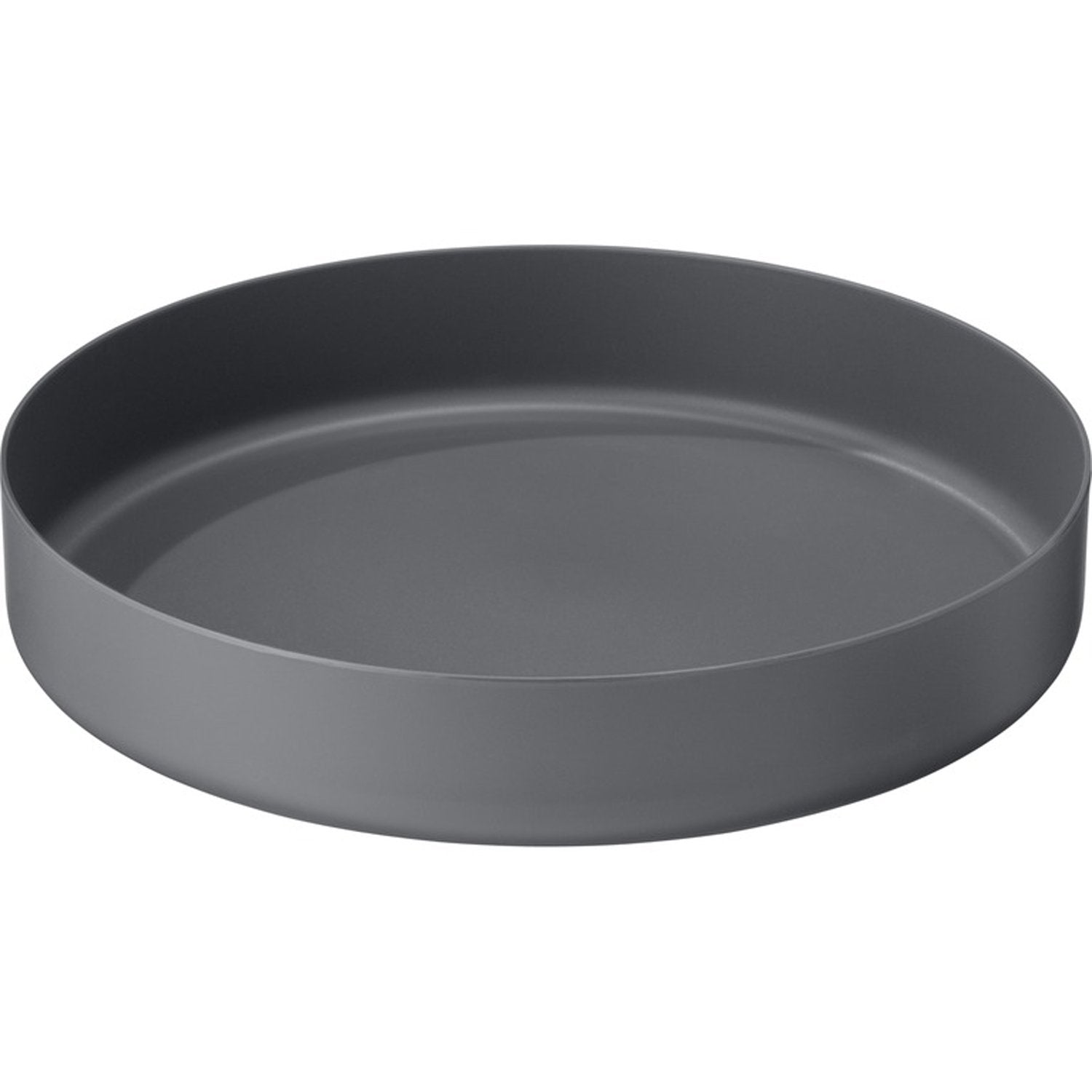 MSR DeepDish Large Gray plate nesting with MSR pots for compact camp cooking